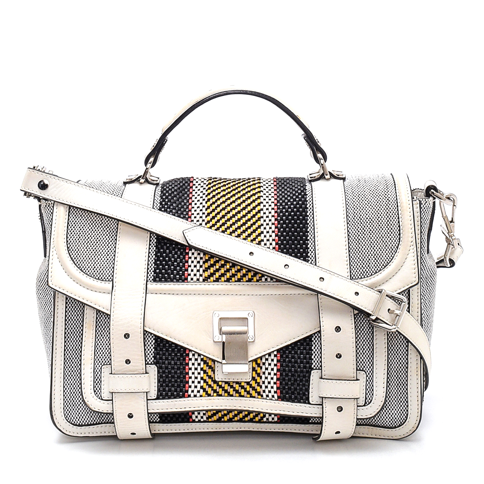 Proenza Schouler White Leather PS1 Medium Bag